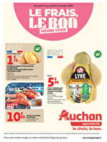 Le frais, le bon moins cher des magasins Auchan Valable du 07 au 11 octobre 2025