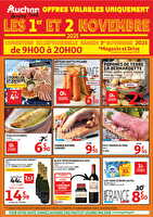 Offres exceptionnelles 1er et 2 novembre 2025  chez Auchan Valable du 01 au 02 novembre 2025