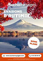 Auchan voyages : évasion d'automne des magasins Auchan Valable du 01 au 30 novembre 2025