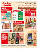 Tract du 1er novembre  des magasins Auchan Valable du 01 novembre 2025