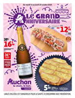 Anniversaire 2 chez Auchan Valable du 14 au 20 octobre 2025