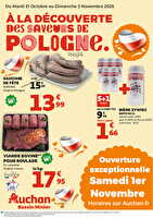Saveurs de pologne des magasins Auchan Valable du 21 octobre au 02 novembre 2025