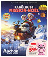 La fabuleuse mission de noël des magasins Auchan Valable du 21 octobre au 07 décembre 2025
