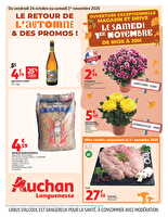 Toussaint + oe 01.11 des magasins Auchan Valable du 24 octobre au 02 novembre 2025