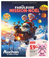 La fabuleuse mission de noël chez Auchan Valable du 21 octobre au 07 décembre 2025