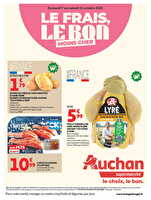Le frais, le bon moins cher des magasins Auchan Valable du 07 au 11 octobre 2025