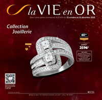 Collection joaillerie des magasins Auchan Valable du 04 novembre au 31 décembre 2025