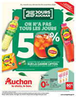 25 jours auchan, ça continue ! des magasins Auchan Valable du 04 au 16 novembre 2025
