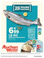25 jours auchan, ça continue dans votre super des magasins Auchan Valable du 04 au 16 novembre 2025
