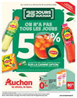 25 jours auchan, ça continue ! chez Auchan Valable du 04 au 16 novembre 2025