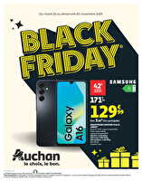 Black friday chez auchan chez Auchan Valable du 25 au 30 novembre 2025