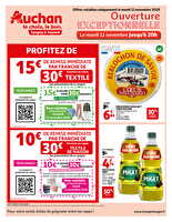 Tract du 11 novembre 2025 des magasins Auchan Valable du 11 novembre 2025
