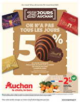 25 jours auchan, et encore plus de promos ! des magasins Auchan Valable du 18 au 30 novembre 2025