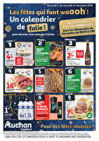 Calendrier de l'avent cambrai chez Auchan Valable du 01 au 24 décembre 2025