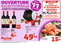 Ouverture exceptionnelle du 11 novembre 2025 des magasins Auchan Valable du 11 novembre 2025