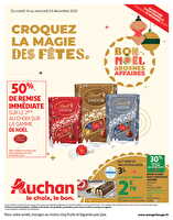 Croquez la magie des fêtes chez Auchan Valable du 16 au 24 décembre 2025