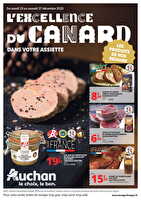 L'excellence du canard dans votre assiette chez Auchan Valable du 23 au 27 décembre 2025