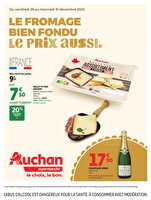 Du fromage au bon prix  des magasins Auchan Valable du 26 au 31 décembre 2025