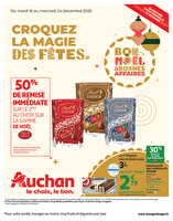 Croquez la magie des fêtes chez Auchan Valable du 16 au 24 décembre 2025