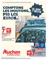 Blanc d'hiver chez Auchan Valable du 26 décembre 2025 au 06 janvier 2026