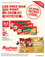 Les prix bas qui font du bien au quotidien chez Auchan Valable du 02 au 07 décembre 2025
