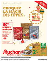 Croquez la magie des fêtes chez Auchan Valable du 16 au 24 décembre 2025