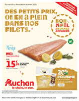 Des petits prix, on en a plein dans nos filets chez Auchan Valable du 09 au 14 décembre 2025