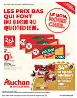 Les prix bas qui font du bien au quotidien chez Auchan Valable du 02 au 07 décembre 2025