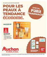 Pour les peaux à tendance économe chez Auchan Valable du 02 au 24 décembre 2025