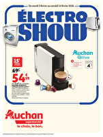 Electroshow supermarchés des magasins Auchan Valable du 03 au 15 février 2026