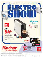 Electroshow hypermarchés des magasins Auchan Valable du 03 au 15 février 2026
