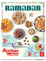 Promos ramadan supers des magasins Auchan Valable du 03 au 28 février 2026