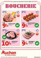 Foire à la boucherie chez Auchan Valable du 02 au 06 février 2026