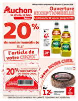 Tract du dimanche 11/01/2026 chez Auchan Valable du 11 janvier 2026
