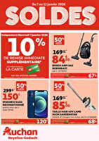 Soldes exclusives des magasins Auchan Valable du 07 au 12 janvier 2026