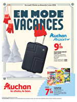 Valises et vacances des magasins Auchan Valable du 03 février au 01 mars 2026