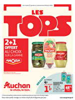 Tops produits, top prix ! chez Auchan Valable du 27 janvier au 08 février 2026