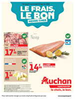 Frais, bon moins cher chez Auchan Valable du 06 au 10 janvier 2026
