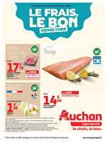 Frais, bon moins cher chez Auchan Valable du 06 au 10 janvier 2026