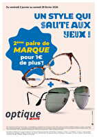 Optique : un style qui saute aux yeux ! chez Auchan Valable du 02 janvier au 28 février 2026