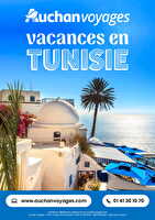 Auchan voyages : vacances en tunisie des magasins Auchan Valable du 01 au 31 mars 2026