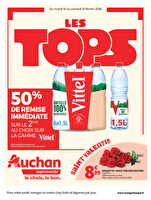 Tops produits super des magasins Auchan Valable du 10 au 21 février 2026