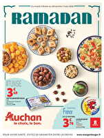 Promos ramadan 2026 chez Auchan Valable du 03 février au 01 mars 2026