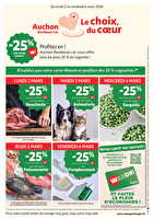 Ephémérides bordeaux lac - 25% de cagnotte tous les jours ! des magasins Auchan Valable du 02 au 06 mars 2026