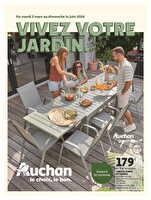 Jardinage, meubles jardin chez Auchan Valable du 03 mars au 14 juin 2026