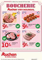 Boucherie viry-noureuil chez Auchan Valable du 24 au 28 février 2026