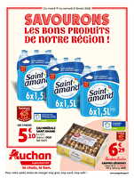 Savourons les bons produits de notre region des magasins Auchan Valable du 17 au 21 février 2026