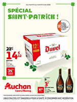 Spécial saint-patrick des magasins Auchan Valable du 10 au 16 mars 2026