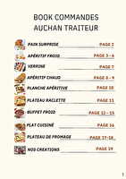 Commande auchan traiteur des magasins Auchan Valable du 02 mars au 27 mai 2026