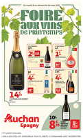 Flyer pré foire aux vins  chez Auchan Valable du 10 au 15 mars 2026